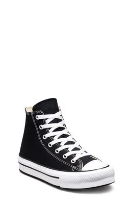 Converse Chuck Taylor All Star EVA Lift High Top Sneaker in Black/White/Black