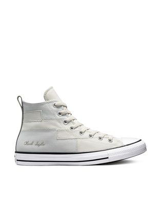 Converse Chuck Taylor All Star Hi sneakers in light stone-Neutral