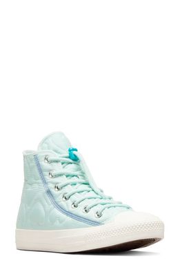 Converse Chuck Taylor All Star Lift High Top Platform Sneaker in Rain/Cocoon Blue/Egret