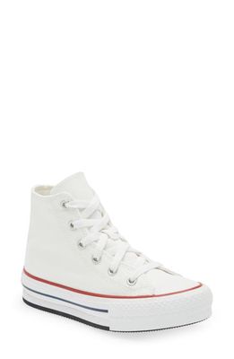 Converse Chuck Taylor All Star Lift Platform Sneaker in White/Garnet/Navy