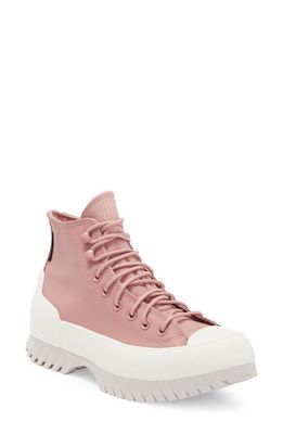 Converse Chuck Taylor All Star Lugged 2.0 Waterproof Hi Sneaker in Flamingo/Egret/Pale Putty