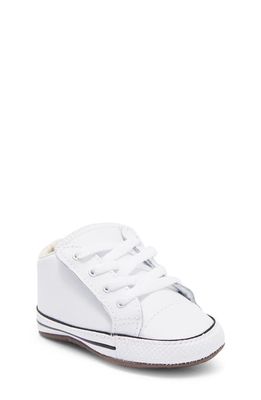 Converse Chuck Taylor All Star Mid Top Crib Shoe in White/Natural Ivory/White