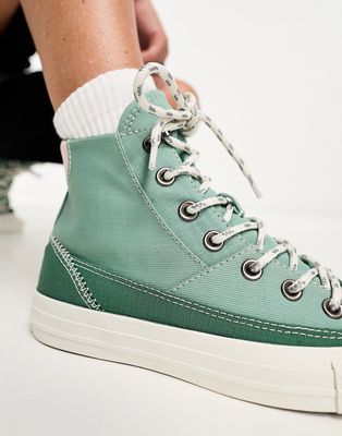 Converse Chuck Taylor All Star Patchwork sneakers in green