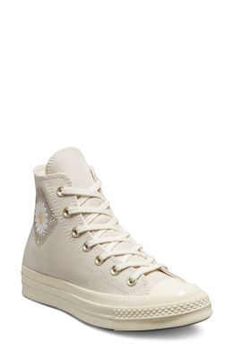 Converse Chuck Taylor® All Star® 70 High Top Sneaker in Desert Sand/Egret/Light Gold