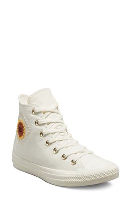 Converse Chuck Taylor® All Star® High Top Sneaker in Egret/Egret/Light Gold