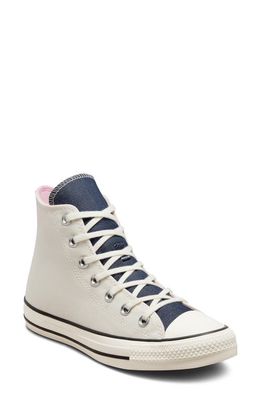 Converse Chuck Taylor® All Star® High Top Sneaker in Egret/Navy/Summit Sage