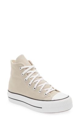 Converse Chuck Taylor® All Star® High Top Sneaker in Papyrus/Black/White