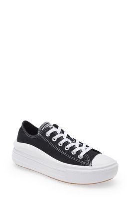 Converse Chuck Taylor® All Star® Move Low Top Platform Sneaker in Black/White/White