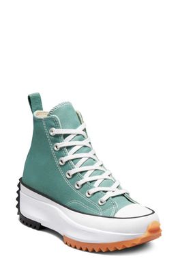 Converse Chuck Taylor® All Star® Run Star Hike High Top Platform Sneaker in Jade Unity/Black/White
