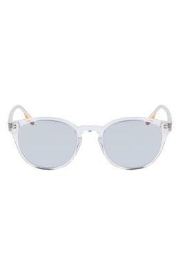 Converse Disrupt 52mm Round Sunglasses in Crystal Clear /Silver