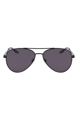 Converse Elevate 58mm Aviator Sunglasses in Matte Black