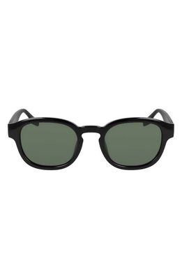 Converse Fluidity 50mm Round Sunglasses in Black
