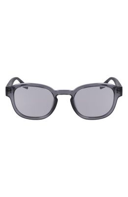 Converse Fluidity 50mm Round Sunglasses in Crystal Cyber Grey