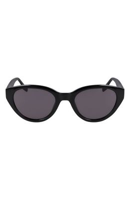 Converse Fluidity 52mm Cat Eye Sunglasses in Black