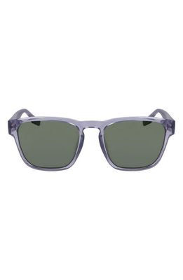 Converse Fluidity 53mm Square Sunglasses in Crystal Smoke