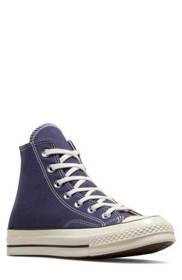 Converse Gender Inclusive Chuck Taylor All Star 70 High Top Sneaker in Uncharted Waters/Egret/Black
