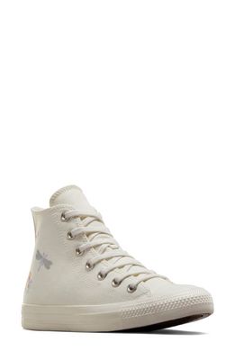 Converse Gender Inclusive Chuck Taylor All Star High Top Sneaker in Egret/Egret/Pale Amethyst