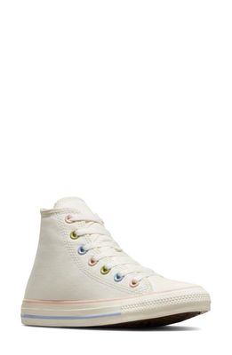 Converse Gender Inclusive Chuck Taylor All Star High Top Sneaker in Egret/Mystic Sky/Pink Sage