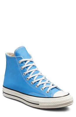 Converse Gender Inclusive Chuck Taylor® All Star® 70 High Top Sneaker in University Blue/Egret/Black