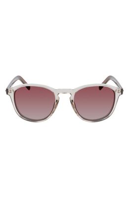 Converse Kids' Chuck 49mm Round Sunglasses in Crystal Terracotta Pink/Pink