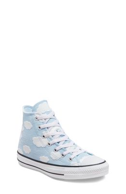 Converse Kids' Chuck Taylor All Star 1V Hi High Top Sneaker in Armory Blue/White/Black