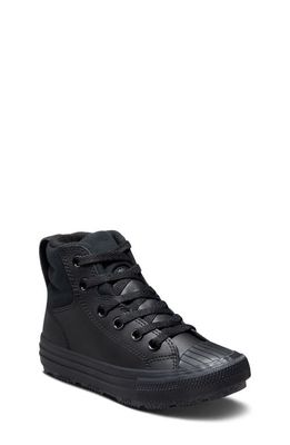 Converse Kids' Chuck Taylor All Star Berkshire Boot in Black/Black/Iron Grey