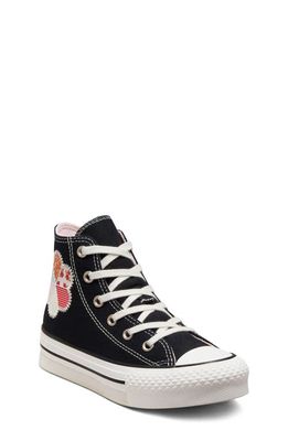Converse Kids' Chuck Taylor All Star EVA Lift High Top Platform Sneaker in Black/Pink/White