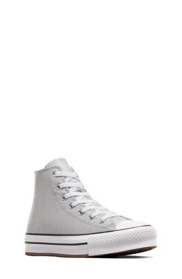 Converse Kids' Chuck Taylor All Star EVA Lift High Top Platform Sneaker in Mouse/White/Black
