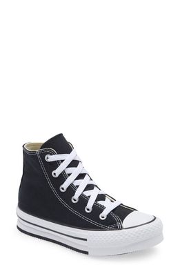 Converse Kids' Chuck Taylor All Star EVA Lift High Top Sneaker in Black/White/Black
