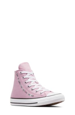 Converse Kids' Chuck Taylor All Star High Top Sneaker in Violet/Dahlia/White