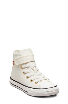 Converse Kids' Chuck Taylor® All Star® 1V High Top Sneaker in Vintage White/Brick/Gold