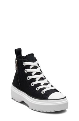 Converse Kids' Chuck Taylor® All Star® Lugged High Top Sneaker in Black/Black/White