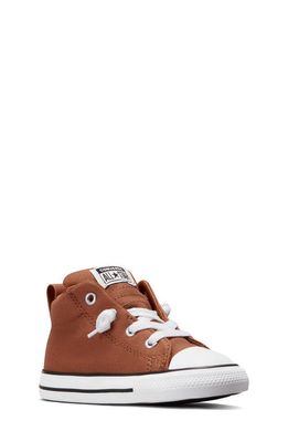 Converse Kids' Chuck Taylor® All Star® Street Mid Sneaker in Tawny Owl/White/Black