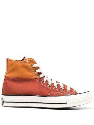 Converse logo-detail lace-up sneakers - Orange