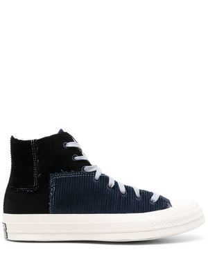 Converse logo-patch round-toe sneakers - Blue