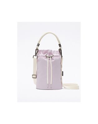 Converse rope detail mini bucket bag in lilac-Purple
