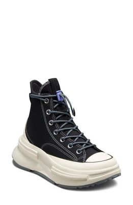 Converse Run Star Legacy CX High Top Platform Sneaker in Black/Ultraviolet/Egret