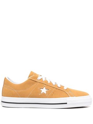 Converse star-patch low-top sneakers - Yellow