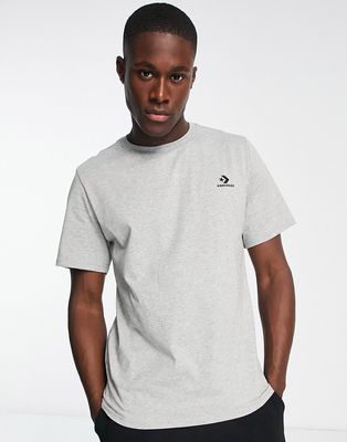 Converse unisex star chevron t-shirt in gray