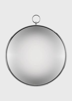 Convex Magic Mirror with Chromed Frame