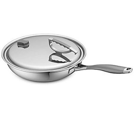 CookCraft Original 13" Tri-Ply Stainless Steel French Skillet