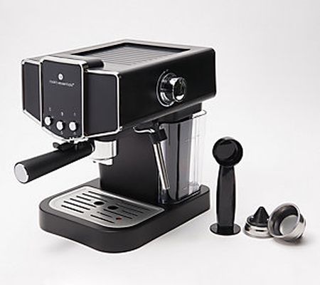 Cook's Essentials 15-Bar Pump Espresso Maker with Frother