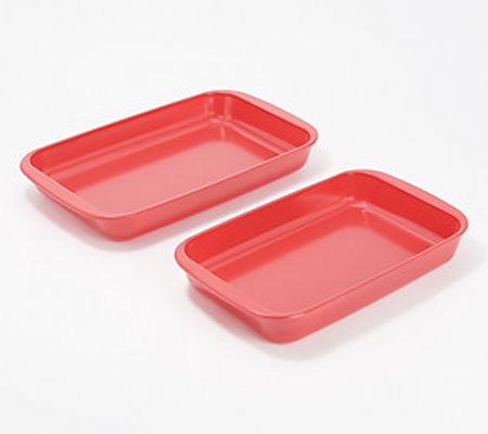 Cook's Essentials 2-Piece Nonstick Glass Bakeware Set