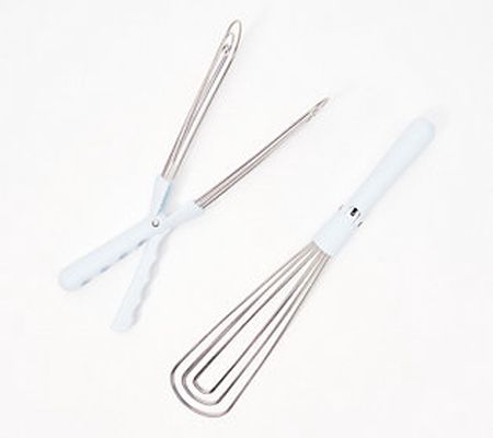 Cook's Essentials 2-Piece Wire Tong Set