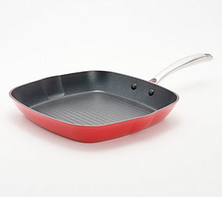 Cook's Essentials Forged Aluminum 11" Grill Pan