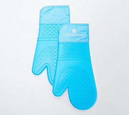 Cook's Essentials Set of 2 Silicone Oven Gloves