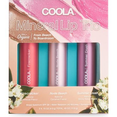 COOLA® Mineral Liplux® SPF 30 Organic Tinted Lip Balm Trio 