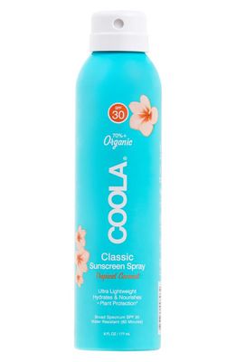 COOLA Suncare Sport Sunscreen Spray Broad Spectrum SPF 30 in Tropical Coconut
