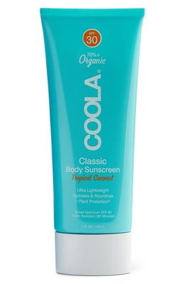 COOLA Suncare Tropical Coconut Classic Body Organic Sunscreen Lotion SPF 30