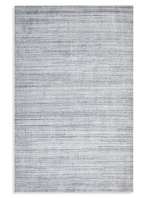 Cooper Contemporary Loom Knotted Wool-Blend Area Rug - Silver - Size 5 X 8 - Silver - Size 5 X 8
